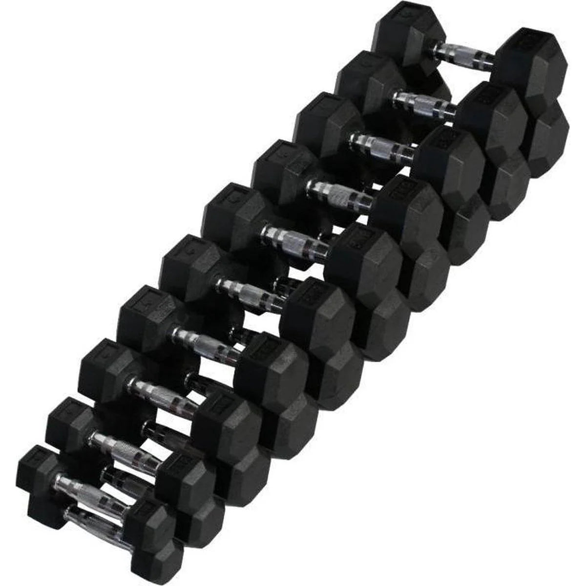 Hexagon Dumbbell Set 1 kg t/m 10 kg
